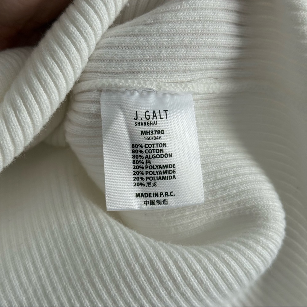 John Galt/Brandy Melville White Shannon Cardigan - Picture 7 of 7